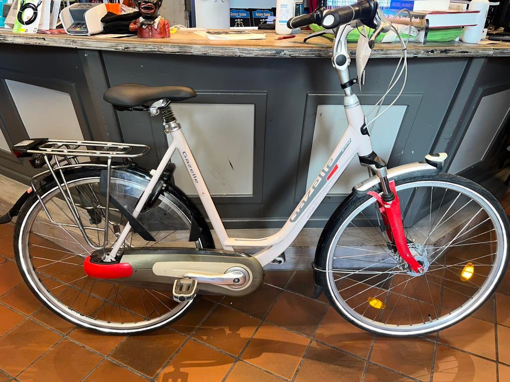 GAZELLE ORANGE PLUS 57cm ALU frame 7 speed Nexus Rollerbrake, Ophalen, Gebruikt, Versnellingen, Info@gazelle.nl