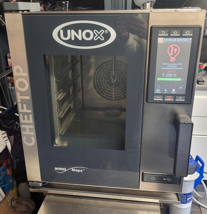 Unox Steamer Cheftop Mindmaps Compact, Witgoed en Apparatuur, Ovens, Gebruikt, Vrijstaand, 45 tot 60 cm, 45 tot 60 cm, Hete lucht