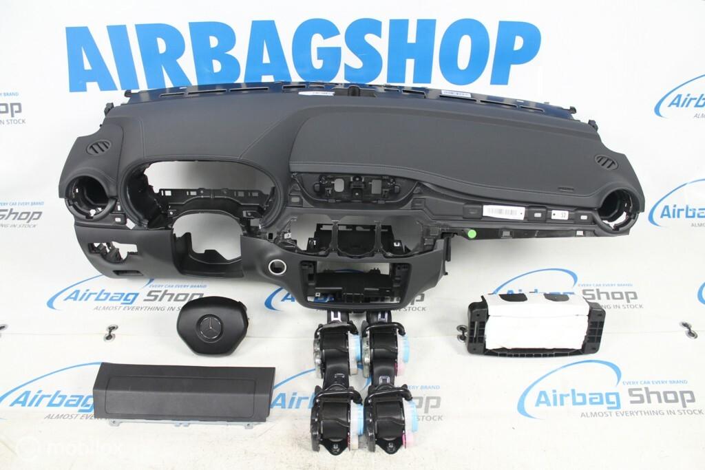 Airbag set - Dashboard grijs stiksel Mercedes B klasse W246, Auto-onderdelen, Gebruikt, Ophalen of Verzenden