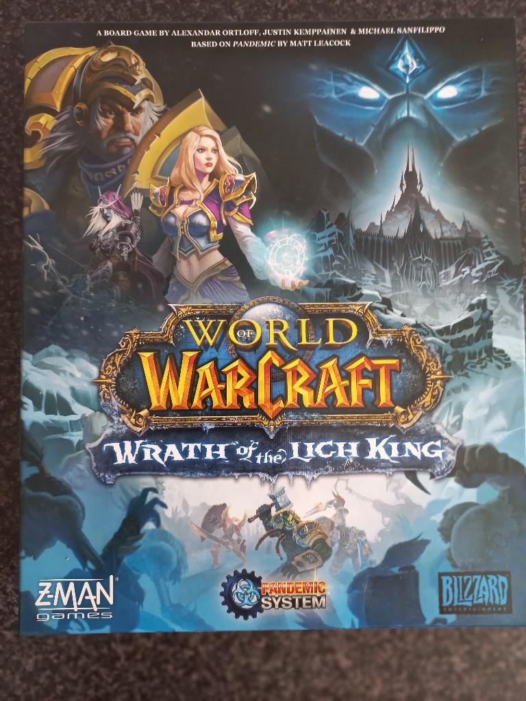 World of Warcraft Wrath of the Lich King Board Game, Hobby en Vrije tijd, Gezelschapsspellen | Bordspellen, Een of twee spelers