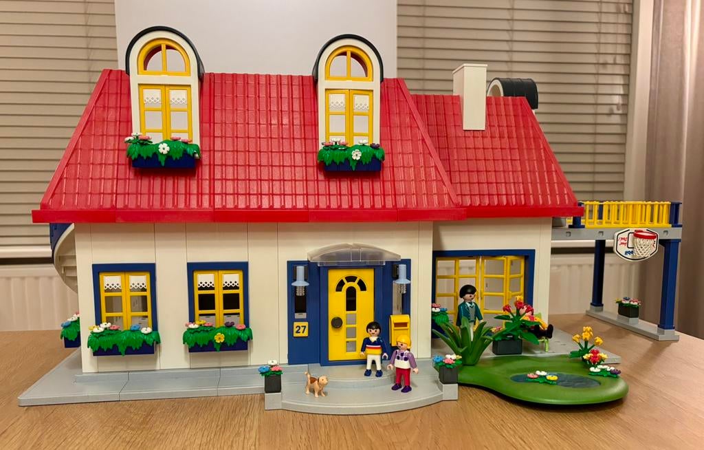 Playmobil modern huis (3965) + woon, slaap, badkamer, keuken, Ophalen of Verzenden, Zo goed als nieuw, Complete set