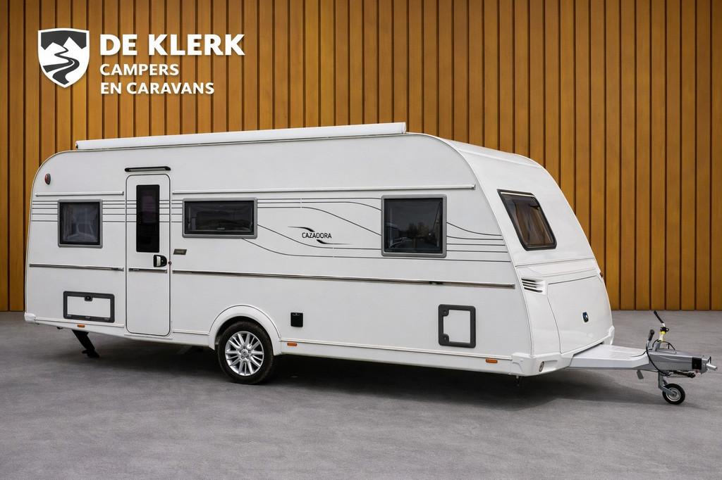 Tabbert Cazadora 490 TD (bj 2025), Caravans en Kamperen, Caravans, Tabbert, 7 tot 8 meter, Bedrijf, Info@deklerkcaravans.nl