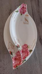 Decoratieve schalen met rozen en vogelkooi - Set van 2, Ophalen, Zo goed als nieuw, Overige vormen, Porselein of Keramiek
