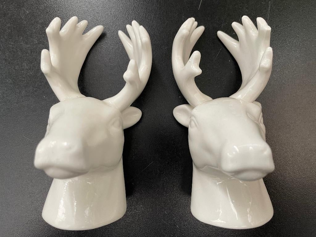 Kerstdecoratie Rendier 14 CM 2 Stuks, Ophalen of Verzenden, Nieuw