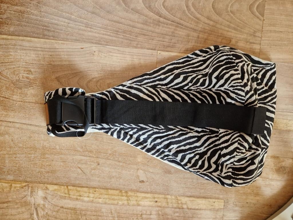 Draagzak zebra zij, Ophalen of Verzenden, Nieuw, Zij, Draagzak