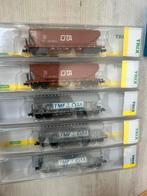 N minitrix CITA graan wagons 5 stuks, Gelijkstroom, Trix, Wagon, Ophalen of Verzenden