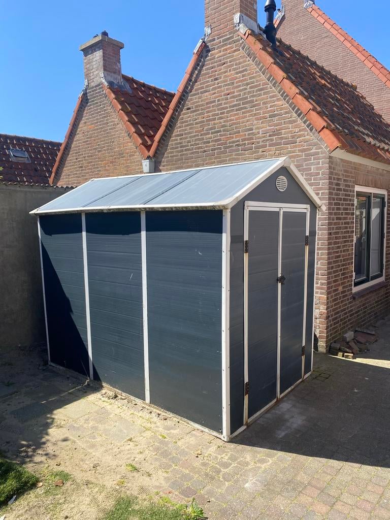 Stevige schuur, ideaal voor opslag in de tuin, Ophalen, Gebruikt, Kunststof, Overige typen