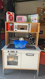 Compleet Ikea speelkeukentje inclusief wasmachine en ijsjes, Ophalen, Zo goed als nieuw, Hout, Speelkeuken