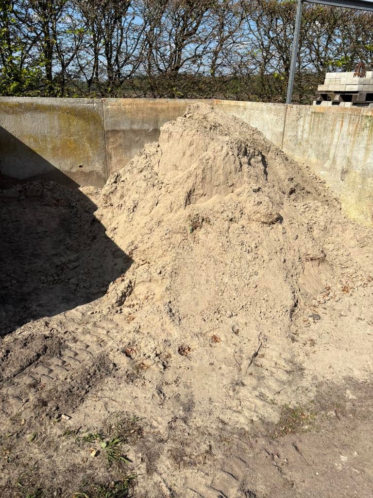 Geel zand gratis, Tuin en Terras, Zand, Ophalen, Zo goed als nieuw, Ophoogzand