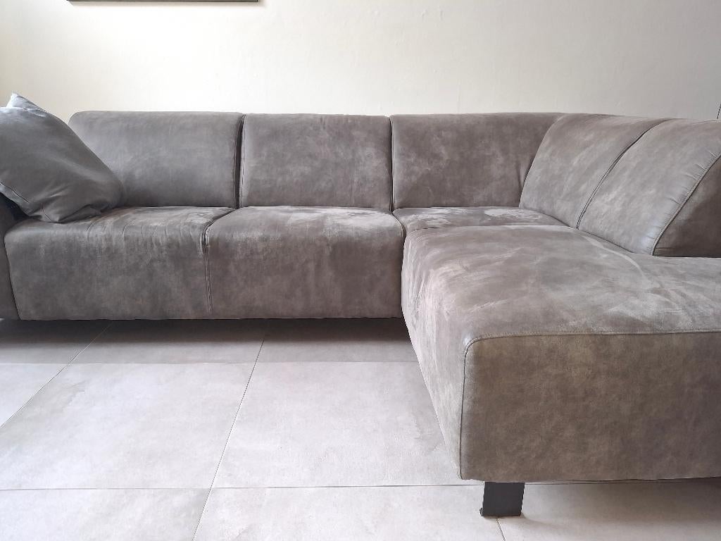 hoekbank, Huis en Inrichting, Banken | Bankstellen, Ophalen, Overige materialen, Gebruikt, Minder dan 75 cm