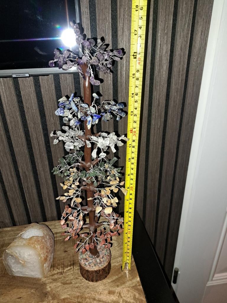 Edelsteen Chakra boom, Ophalen of Verzenden, Zo goed als nieuw