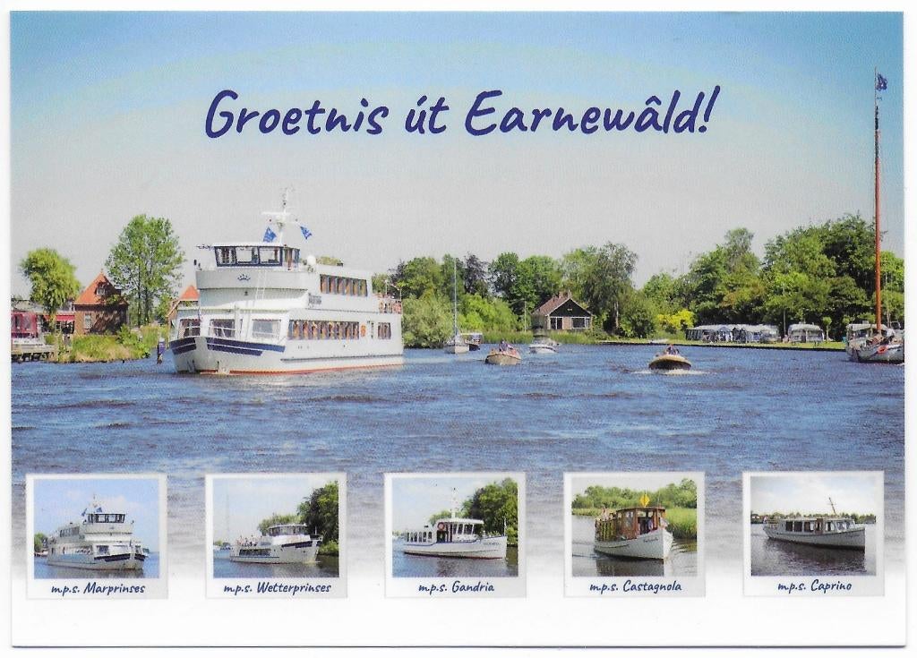 Earnewald ( Eernewoud ) Ongelopen Ansichtkaart ( A77), Ophalen of Verzenden, 1980 tot heden, Ongelopen