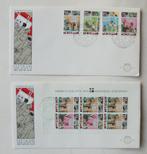 FDC 223 zegels en blok kinderzegels 1984 eerste dag uitgifte, Ophalen of Verzenden, Na 1940, Gestempeld