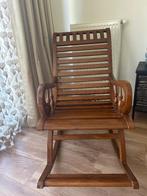 Teak Wood Rocking Chair, Ophalen, 75 tot 100 cm, Zo goed als nieuw, Hout