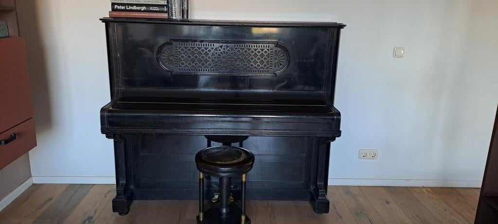 Bechstein piano, teab, Muziek en Instrumenten, Piano's, Ophalen, Gebruikt, Bruin