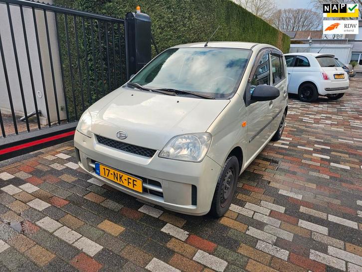 Daihatsu Cuore 1.0-12V Tokyo 2003 Elektr. ramen 5Drs, Auto's, Daihatsu, Bedrijf, Te koop, Cuore, Airbags, Elektrische ramen, Metallic lak