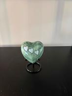 Mini urn hart groen 80ml op standaard, Info@jouwurn.nl, Overige materialen, Ophalen of Verzenden, Minder dan 50 cm