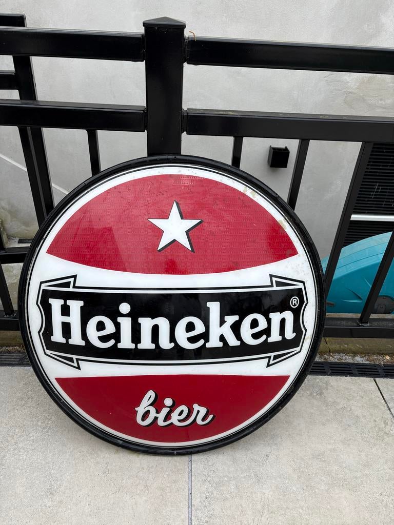 Heineken bord, Ophalen of Verzenden, Gebruikt, Reclamebord