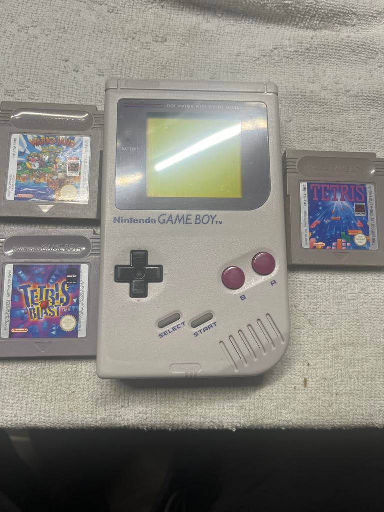 Nintendo Game Boy Classic met 3 spellen - Werkt perfect!, Spelcomputers en Games, Spelcomputers | Nintendo Game Boy, Ophalen of Verzenden