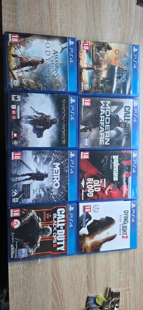 8 games Ps4, Spelcomputers en Games, Games | Sony PlayStation 4, 1 speler, Ophalen of Verzenden, Zo goed als nieuw