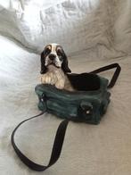 NIEUW BEELD HOND COCKER SPANIEL IN TAS, Verzamelen, Beelden en Beeldjes, Ophalen, Nieuw, Dier