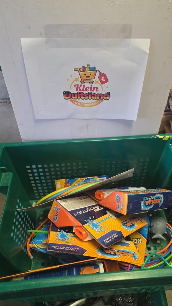 Krat met speelgoed, Verzenden