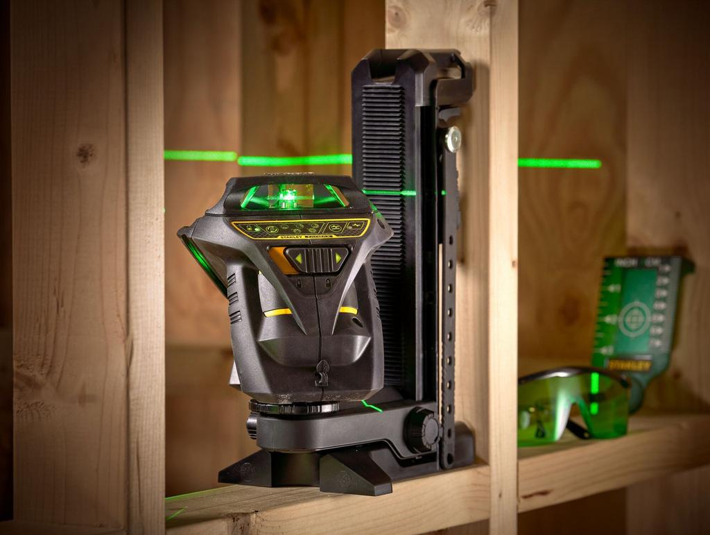 Fatmax Stanley kruislaser groen, Doe-het-zelf en Verbouw, Ophalen of Verzenden, Zo goed als nieuw