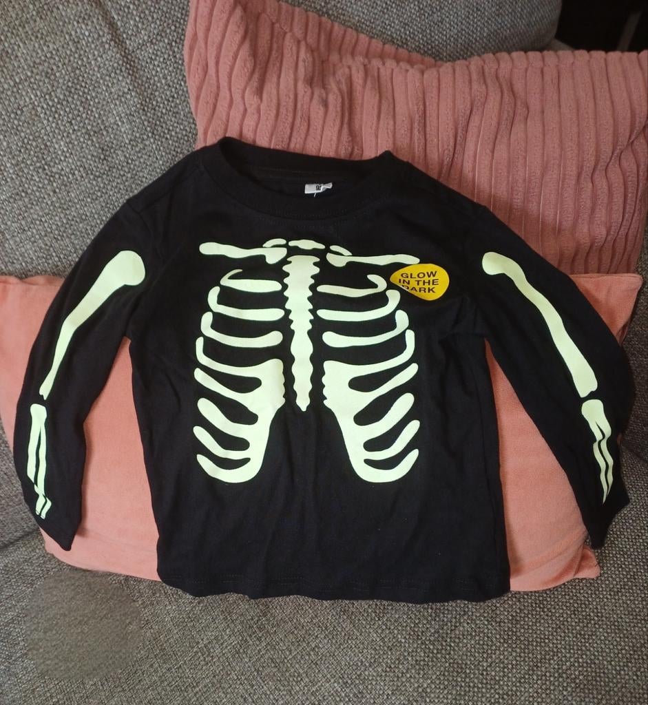 Nieuw ... Glow in the Dark shirt, Ophalen, 104 of kleiner, Jongen