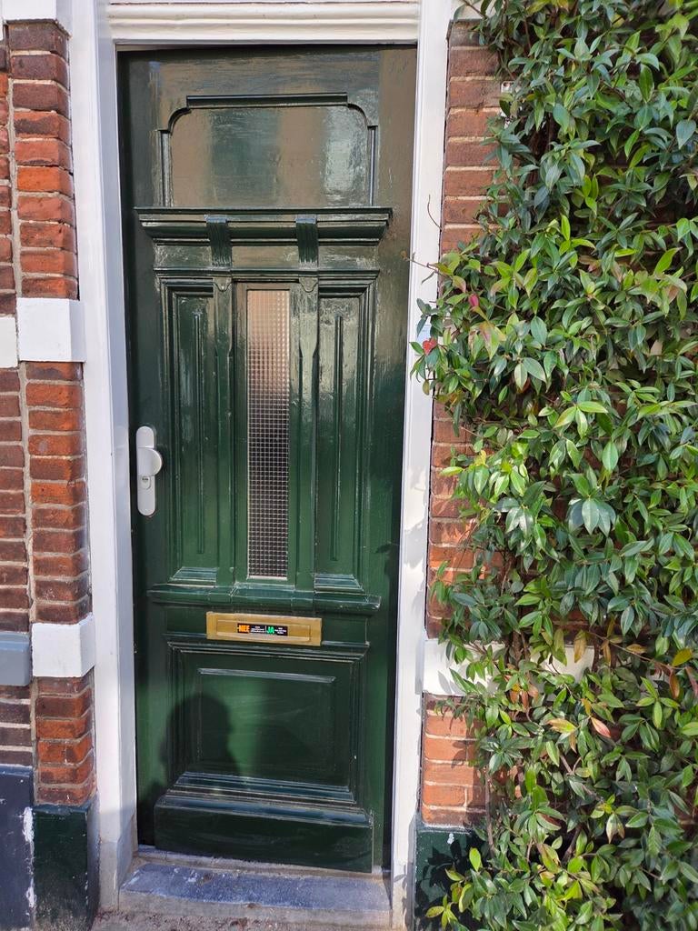 Prachtige authentieke voordeur (van oud grachtenpand), Ophalen, Gebruikt, Minder dan 80 cm, 215 cm of meer