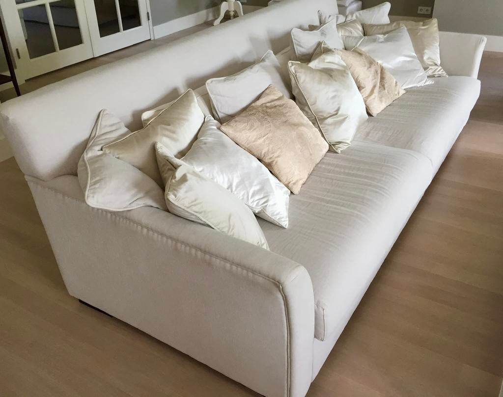 Mooie loungebank van het Nederlandse merk DMF, Ophalen of Verzenden, Zo goed als nieuw, Stof