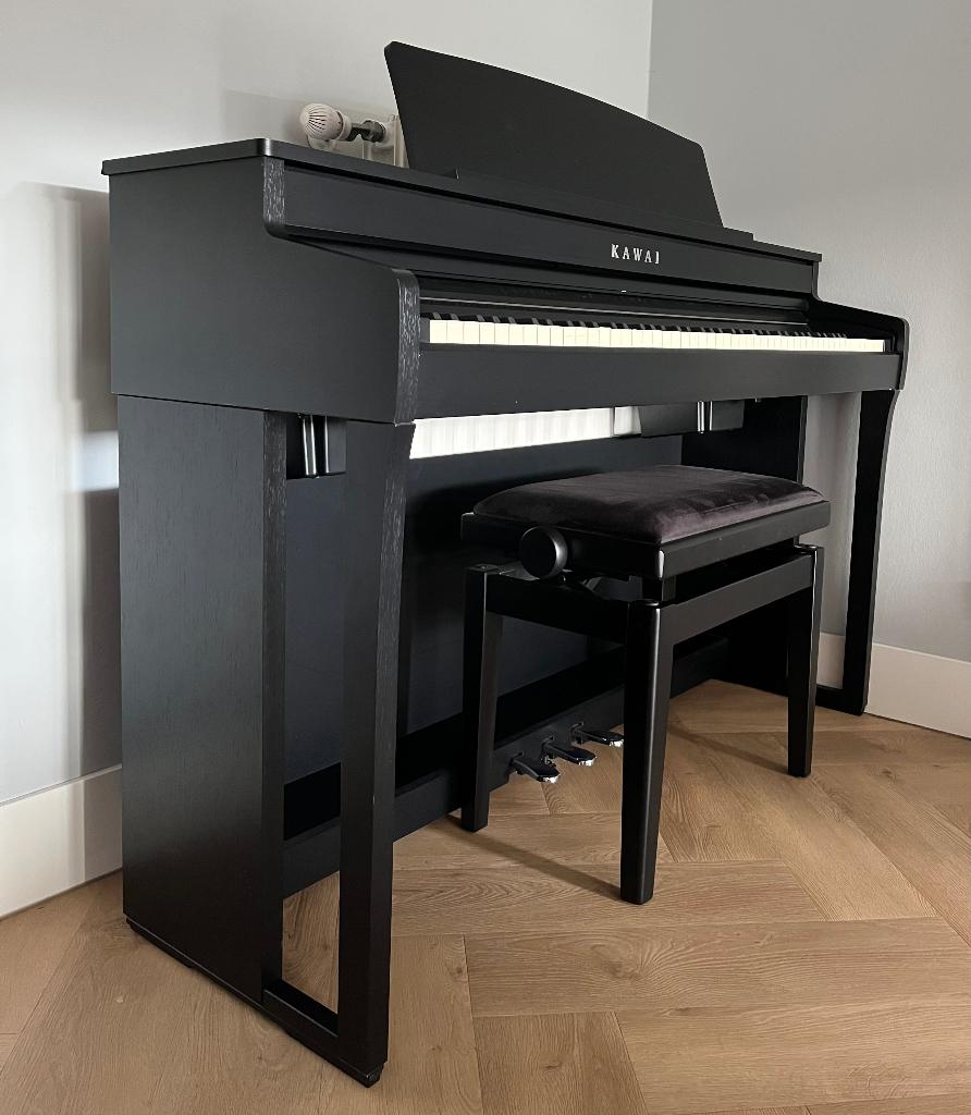 Kawai CA49  | Digitale piano | Zwart, Muziek en Instrumenten, Piano's, Ophalen, Zwart, Digitaal, Zo goed als nieuw