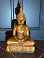 Houten Boeddhabeeld, 52cm hoog, Ophalen, Gebruikt