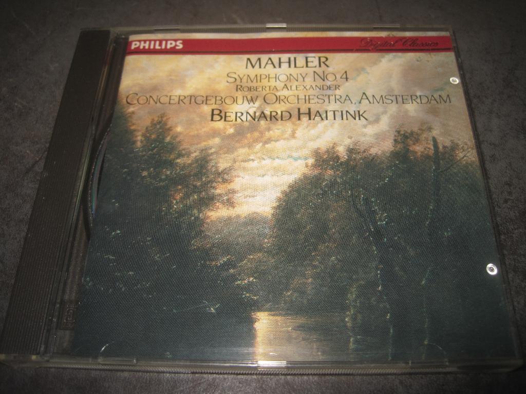 Mahler Symphony 4 Haitink CGBO op Philips, Cd's en Dvd's, Ophalen of Verzenden, Classicisme, Zo goed als nieuw, Kamermuziek