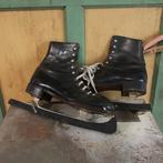 Schaatsen oud vintage maat 45 zwart hoge schoen, Sport en Fitness, Schaatsen, Overige merken, Gebruikt, Overige typen, Ophalen of Verzenden