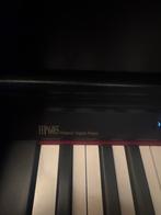 Roland HP605 Digitaal Piano met bankje en pianolamp, Ophalen, Zwart, Digitaal, Zo goed als nieuw