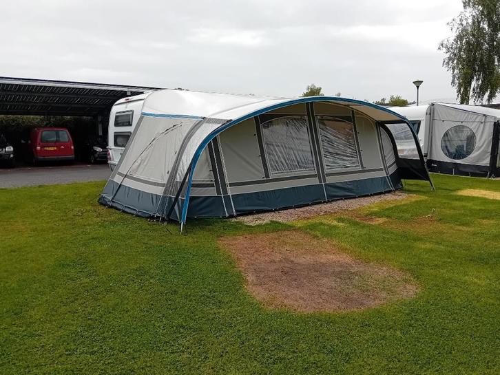 Unico / Fortex Aronde voortent met petluifel omloop 1020, Caravans en Kamperen, Voortenten en Luifels, Zo goed als nieuw, Unico Ventura