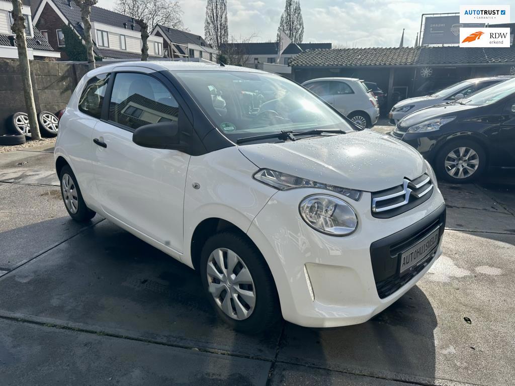 Citroen C1 e-VTi Airscape Feel, Auto's, Voorwielaandrijving, Gebruikt, Zwart, 4 stoelen