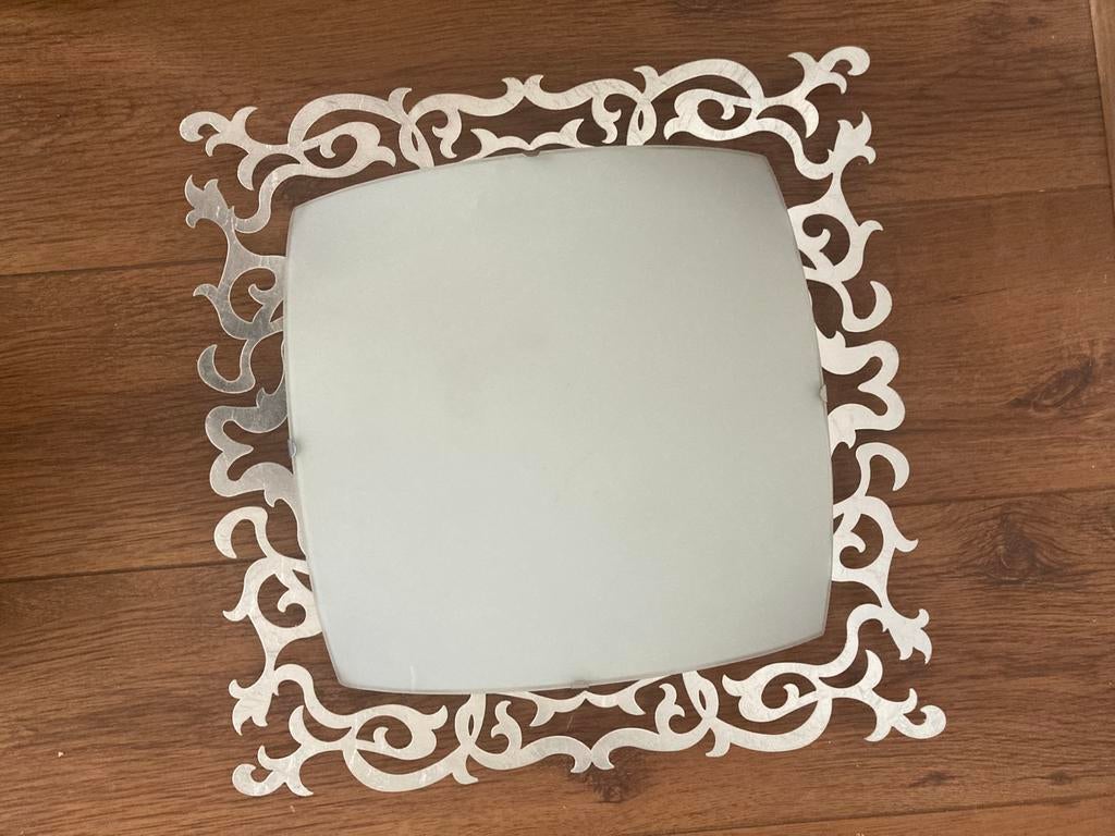 Plafondlamp, Huis en Inrichting, Minder dan 50 cm, Rond, Ophalen of Verzenden, Zo goed als nieuw