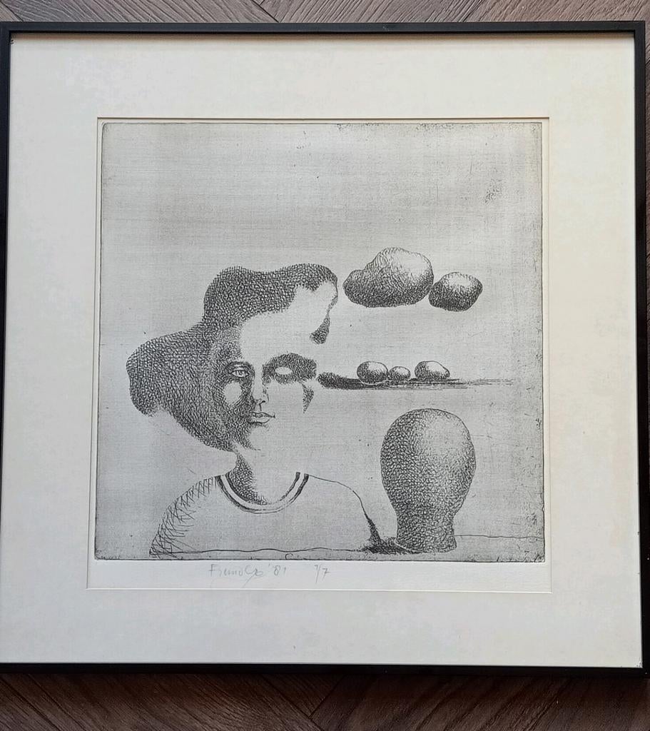 Ets 1981 oplage 7 stijl o.a Roland Topor Surrealisme, Ophalen of Verzenden