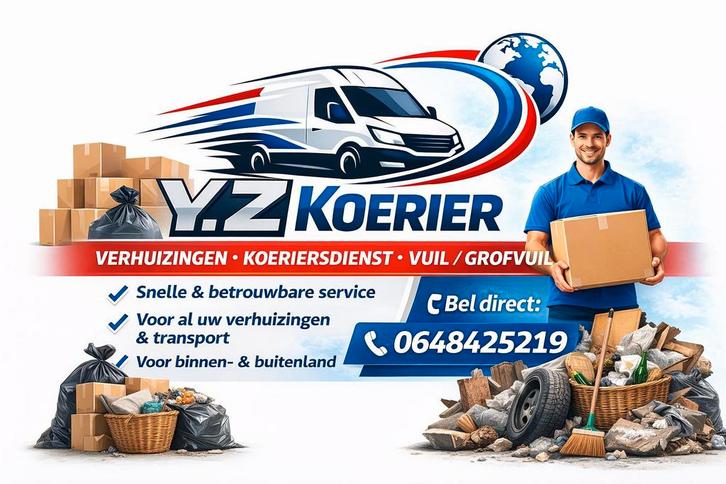 Bestelbus met chauffeur (verhuishulp), Vacatures, Vacatures | Chauffeurs, Overige niveaus, Vanaf 3 jaar, Freelance of Uitzendbasis