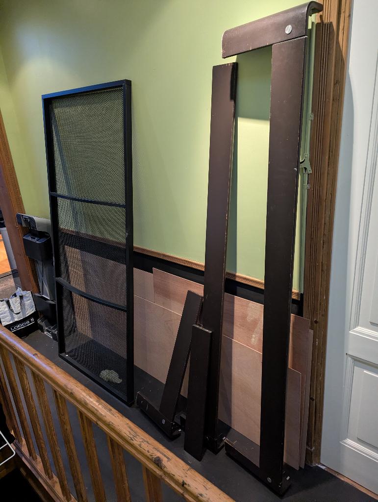 Auping Auronde - 90x200cm - Zwart, Huis en Inrichting, Slaapkamer | Bedden, Ophalen, Gebruikt, 90 cm, Eenpersoons