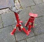 Set van 2 assteunen, Auto diversen, Krikken, Ophalen, Gebruikt, Mechanisch, Schaarkrik