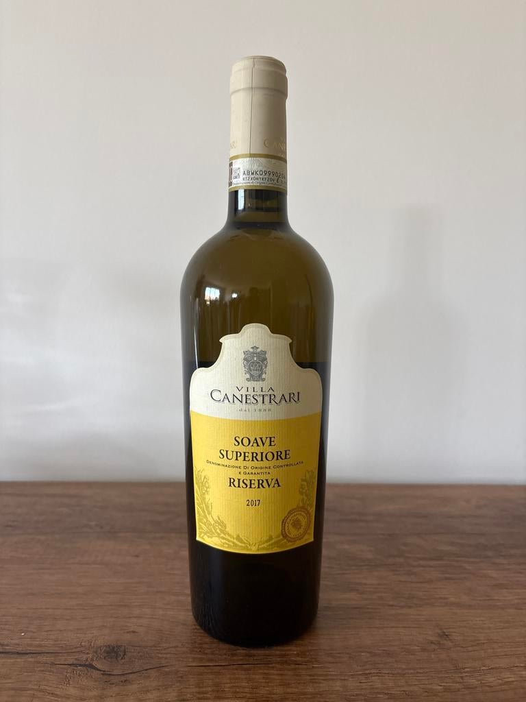 Witte wijn Villa Canestrari Soave Superiore Riserva 2017, Ophalen, Nieuw, Italië, Witte wijn