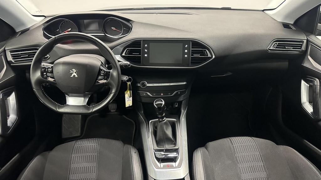 Peugeot 308 1.2 PureTech Blue Lease Premium PANO NAVI CAMERA, Voorwielaandrijving, Gebruikt, Met garantie (alle), Blauw