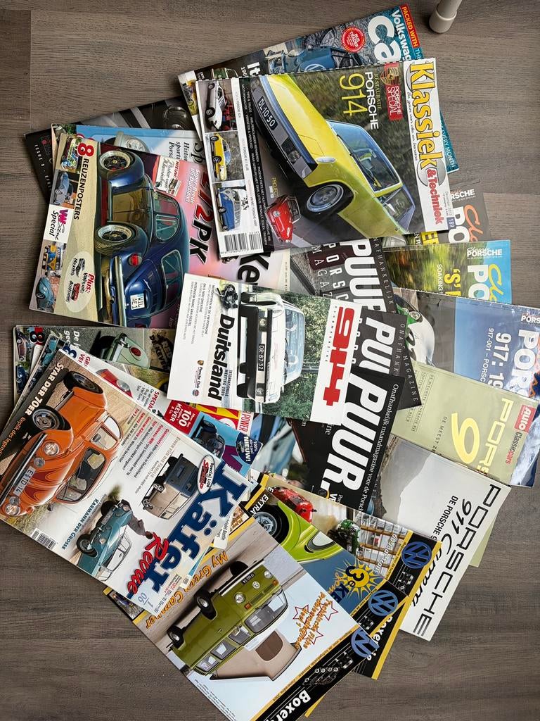 Diverse tijdschriften Porsche en Kever, Ophalen of Verzenden, Gebruikt, Auto's