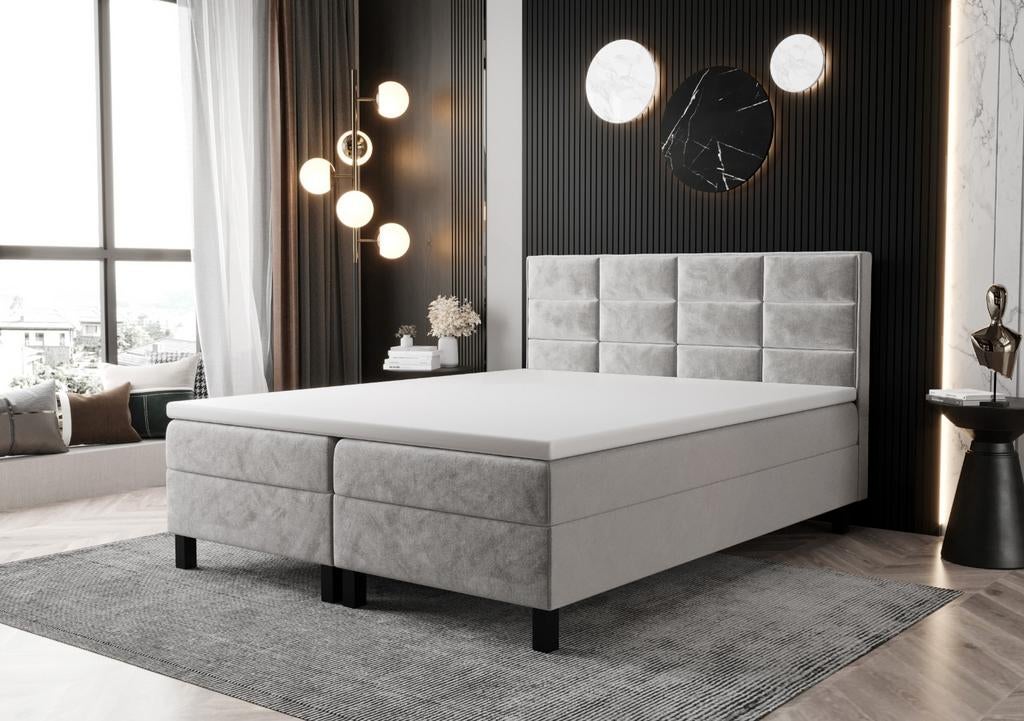 Luxe boxspringbed modellen compleet met opbergruimte, Vew, Tweepersoons, Ophalen of Verzenden, Zo goed als nieuw
