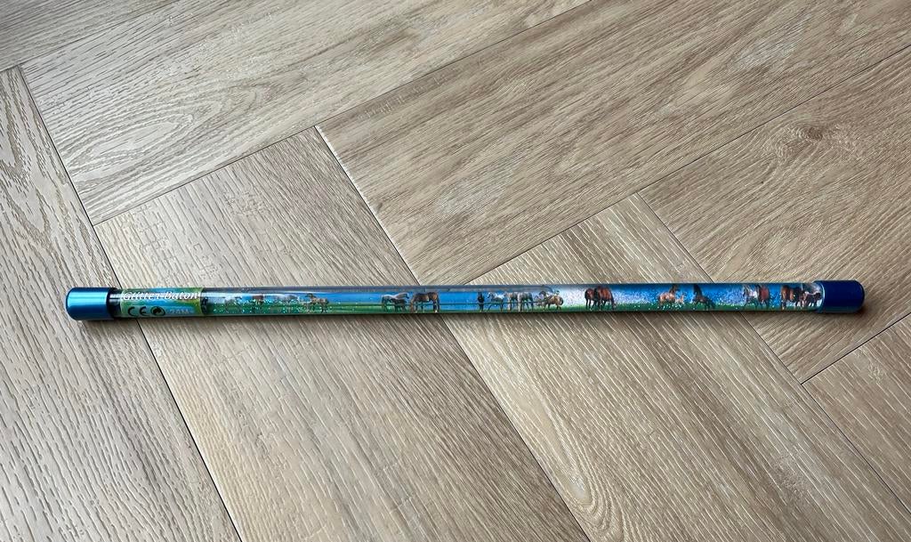 Glitter staaf /stok, glitter baton, met paarden, Ophalen of Verzenden, Zo goed als nieuw