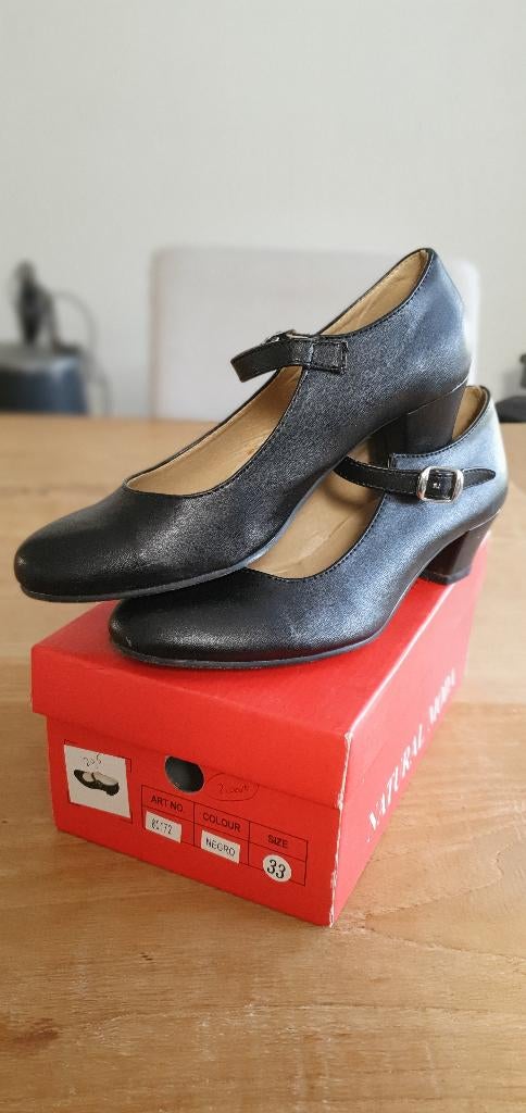 Natural Moda Zwarte Flamenco Schoenen maat 33, Gebruikt, Natural Moda, Meisje, Schoenen