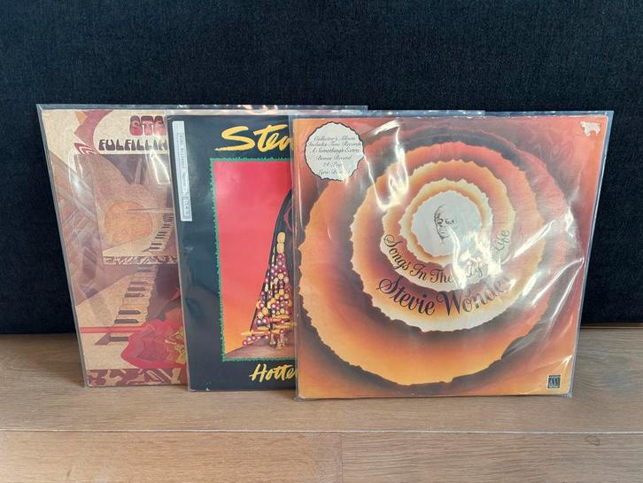 3x lp’s van Stevie Wonder, Cd's en Dvd's, Vinyl | R&B en Soul, Gebruikt, Soul of Nu Soul, 1970 - 1979, 12 inch, Verzenden