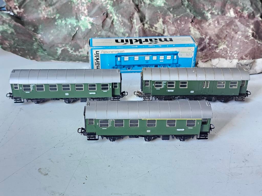 Modeltrein Ho marklin set umbauwagen 3x, Ophalen of Verzenden, Wisselstroom, Treinset, Märklin